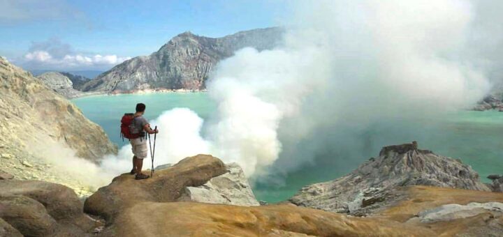 Ijen Crater Banyuwangi, East Java Indonesia